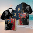 Made In Texas Don't California Hawaiian Shirt Texas Flag Skull Button Up Shirt For Texans