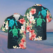 Tropical Sea Turtle And Flower Hawaiian Shirt Summer Beach Shirts Good Gifts For Friends