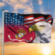 American Eagle United States Marine Corps Flag USMC Patriotic Flag Independence Day 2023