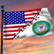 American United States Coast Guard Flag USCG Logo Coast Guard Flag Patriotic Outdoor Decor