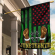 Green Red And Black American Flag African Black Liberation Flag Juneteenth Day Decorations
