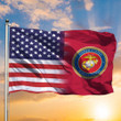 US Marine Corps Logo American Flag Proud USMC Patriotic Flag Fourth Of July ideas