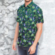 Witch Swamp Button up Style Shirt Fantasy Shirt Cute Magic Witch Swamp Hawaiian Shirt