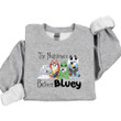 Bluey Halloween Sweatshirt Bluey Family Shirt The Nightmare Before Bluey Sweatshirt Family Matching Shirt Halloween Gift