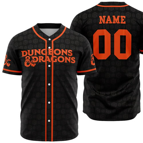Custom Baseball Jersey, Dungeons And Dragons Shirt, DnD Baseball Jersey, Dungeon Master Shirt, Gift for Game Players