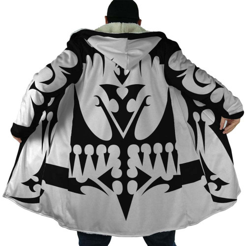 Winter Coat, Gamer Shirt, Kingdom Hearts, Winter Cloak, Kingdom Hearts Hooded Cloak, Gift For Gamer, Video Game Fleece Jacket