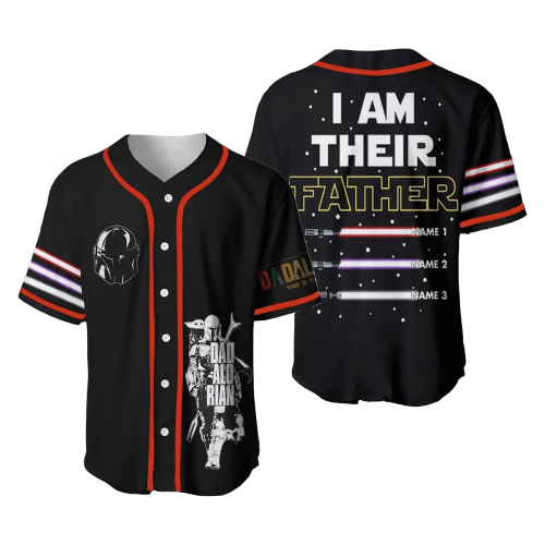 Father's Day Gift, Star Wars Cosplay, I Am Their Father Shirt, Dadalorian Star Wars Jersey, Darth Vader Costume, Gift for Dad