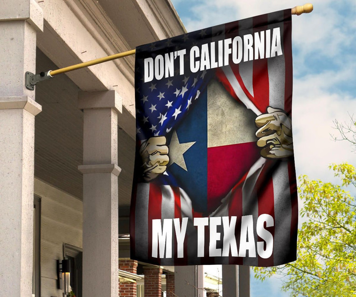 Don't California My Texas State Flag Heart American Flag Texas Pride Design For Decoration Gift