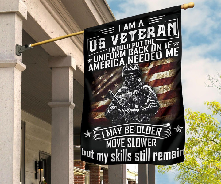 I Am A US Veterans I Would Put The Uniform Back On Flag Praise US Vets Gifts For Outdoor Decor