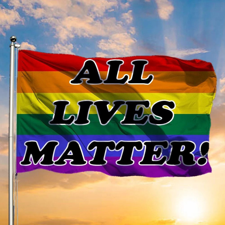 All Lives Matter Flag LGBT Pride Flag For Sale Pride Month Flag Gift