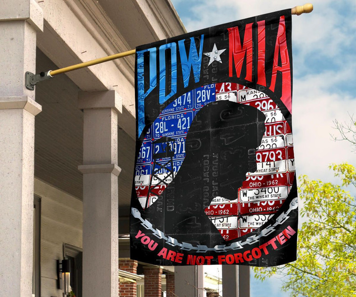 Pow Mia You Are Not Forgotten Flag Soldiers Veteran Gift Honor And Remember Flag