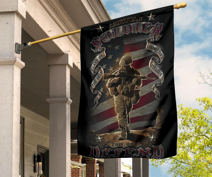 American Soldier This We'll Defend Flag Glory Brave US Armed Forces Veterans Day Gift Ideas