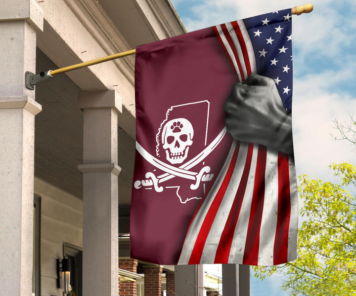American Mississippi State Pirate Flag Leach Pirate Flag Outdoor Decor
