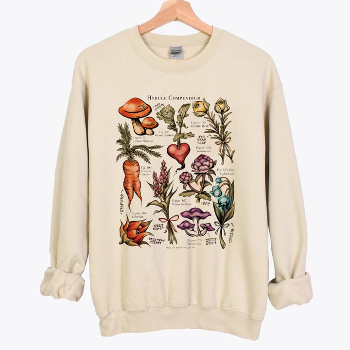 Korok Shirt, Hyrule Flora SweatShirt, Breath of the Wild Hylia Shirt, Breath of the Wild Hylia Sweatshirt, Zelda Sweatshirt