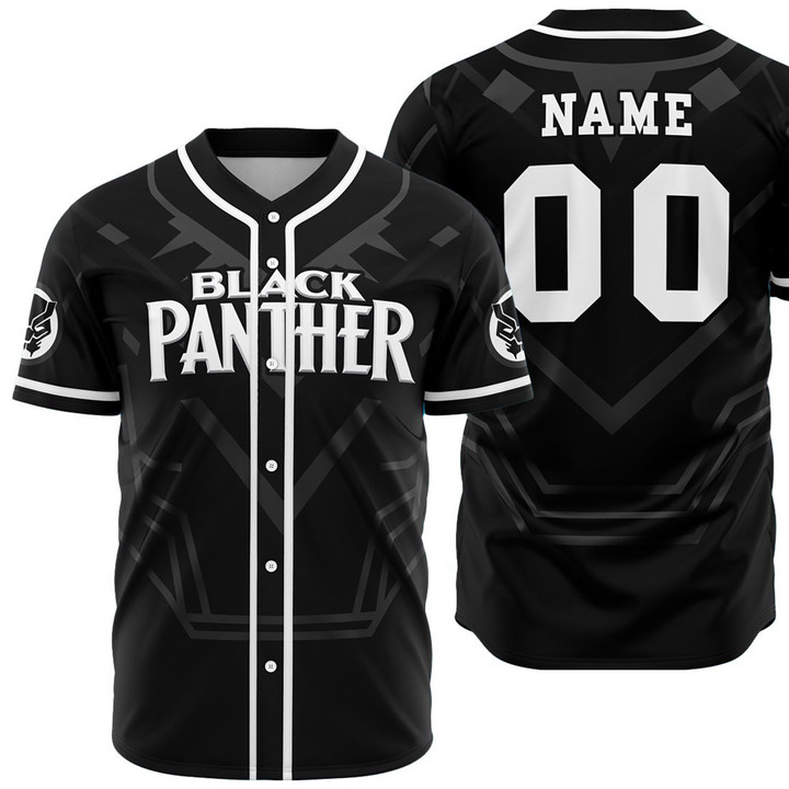 Custom Baseball Jersey, Black Panther Jersey, Black Panther Shirt, Superhero Shirt, Wakanda Forever Shirt, Gift for Kids