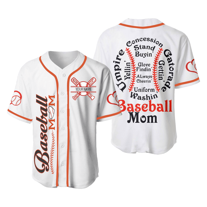 Mother's Day Shirt, Baseball Mom Shirt, Custom Baseball Jersey, Baseball Mama Shirt, Baseball Mom Life Jersey, Sport Mom Personalized Gift