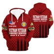 Premium Custom Vietnam Veteran Zip Up Hoodie VPVC609666, Gifts For Vietnam Veteran, Gifts For Veterans Day.