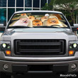 Pomeranian Car Sun Shade