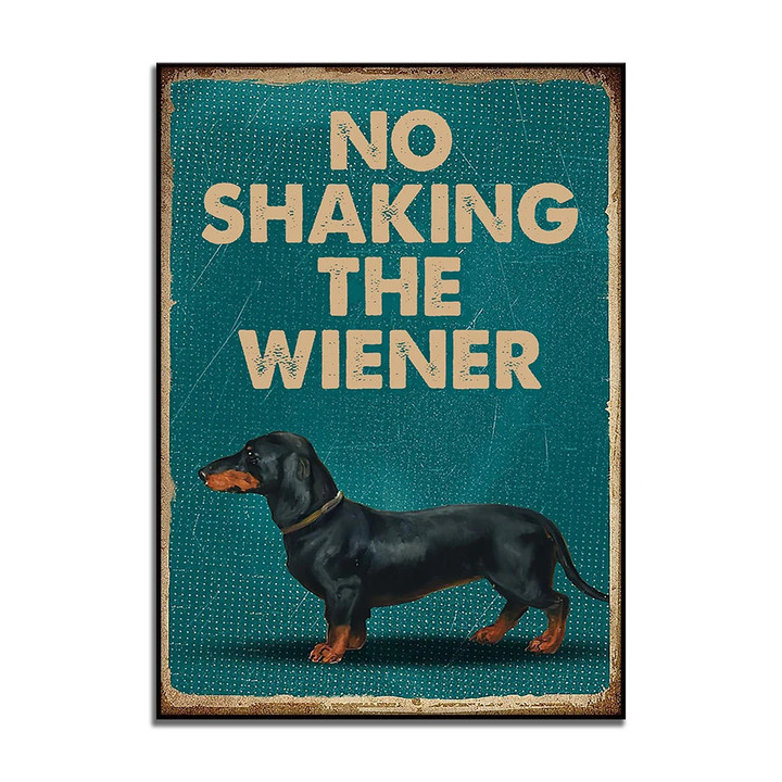 Dachshund Don't Shake Vienna Poster