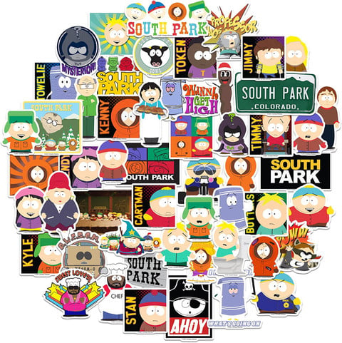 South Park Sticker Pack Die Cut Vinyl Large Delux Stickers Variety Pac -  Bracelet