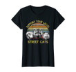 Vintage Support Your Local Street Cats T-Shirt raccoon