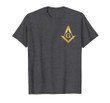 Mens Masonic Square and Compass - Freemason T-Shirt