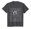 Kids 6th Birthday Gift T-Shirt - Square Root of 36: 6 Years Old