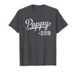 Mens First Time Poppy 2019 T-Shirt Baby Announcement Gift