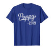 Mens First Time Poppy 2019 T-Shirt Baby Announcement Gift