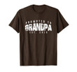 Mens Promoted to Grandpa Est 2019 T-Shirt - New Grandfather Gift