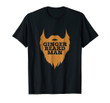Mens Beard Gifts for Men - Ginger Beard Man Tshirt - Funny Tee
