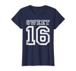 Womens Sweet Sixteen 16th Birthday T-shirt Sixteenth Birthday Girl