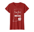 Red For Ed Indiana Teacher T Shirts, Redfored Gift T-Shirt
