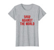 Ohio-Against-The-World - Special Edition Red Text on Gray T-Shirt