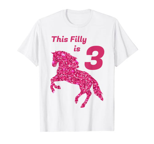 This Filly Is 3 Year Old | 3rd Birthday Female Horses Gift