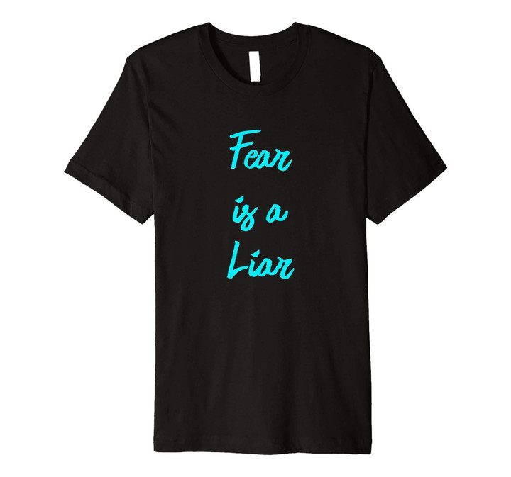 Fear is a Liar Shirt, Positive Quote, Christian Faith Gifts