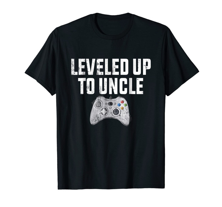 New Uncle Leveled Up to Uncle Est 2019 T-Shirt Gamer
