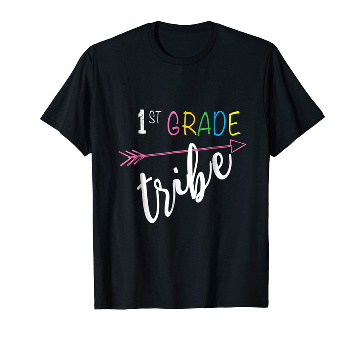 Team 1st First Grade Teacher Tribe Back To School T-Shirt