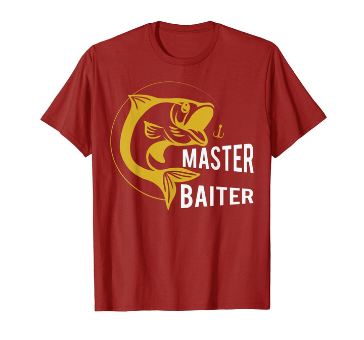 Master Baiter Fishing Hook TShirt - Funny Fisherman Gift Tee