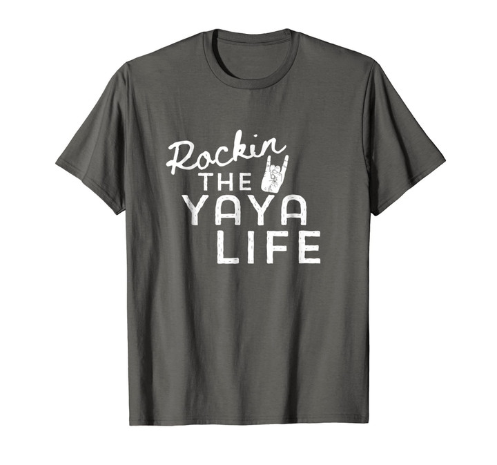 Rockin the Yaya Life Grandmothers Graphic T-Shirt