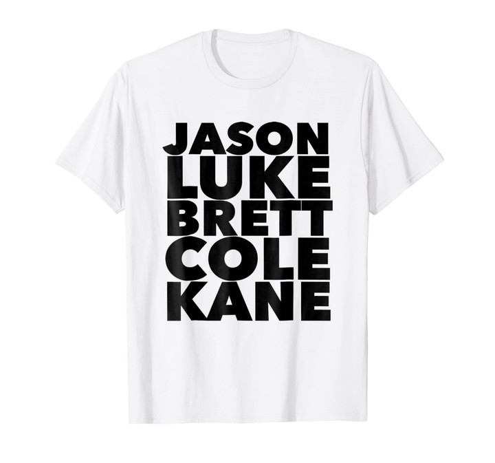 Jason Luke Cole Kane Brett Country Music Tee Shirt