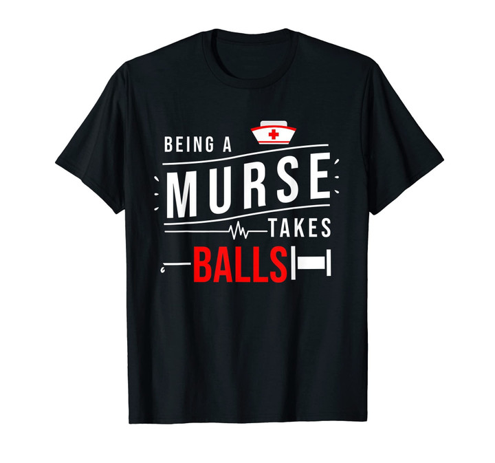 Mens Cool Murse - Murses Student Nursing Male Nurse Gift T-Shirt
