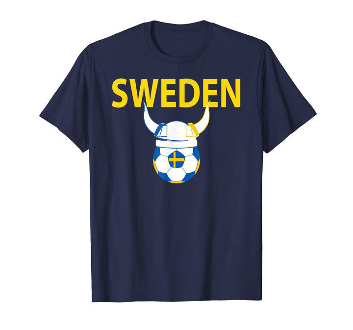Sweden Soccer Jersey Swedish Viking Football T-Shirt