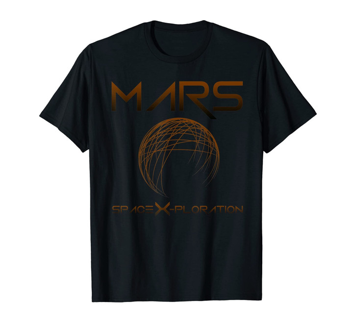 Mars Space X-ploration T Shirt Explorer Men Women Gift