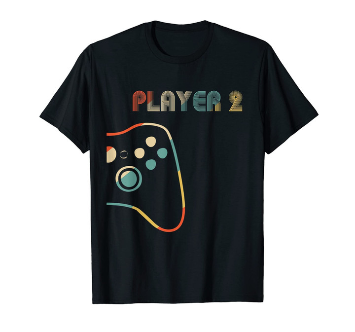 Matching Gamer Couple tee Player 1 Player 2 Shirt