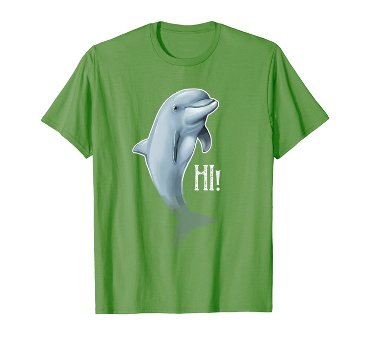 Love Heart Dolphins T-Shirt Dolpin Lover Ocean Sea Animal