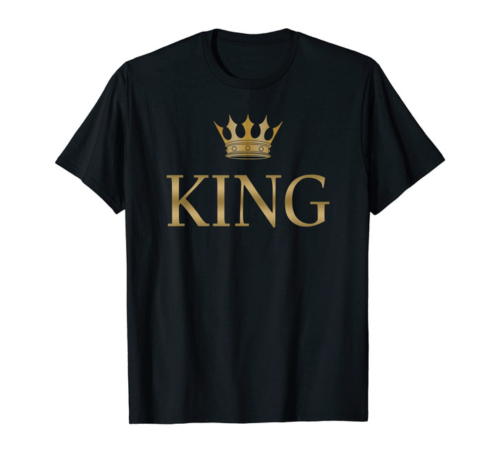 King Gold Crown Birthday T-Shirt