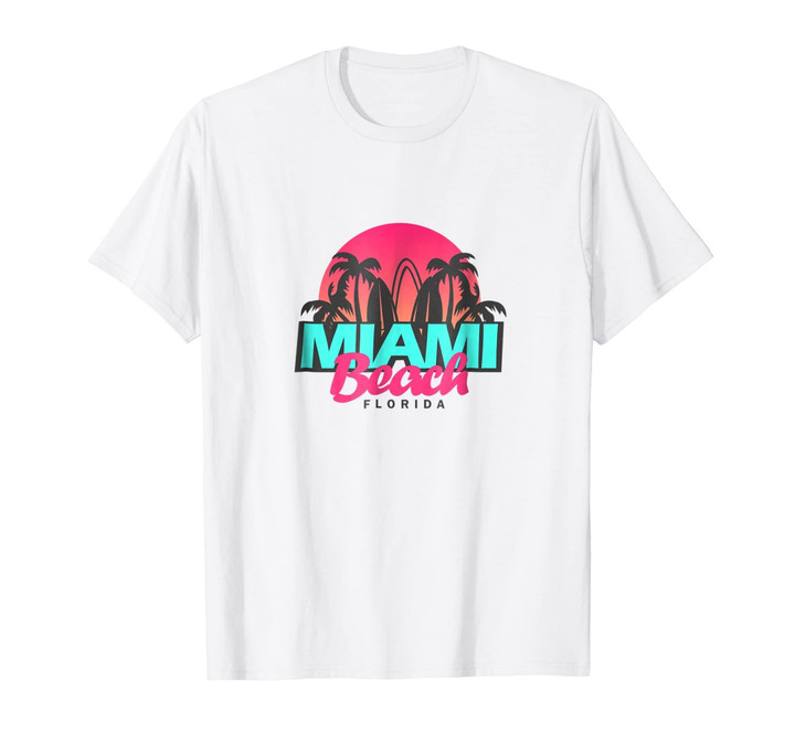 Miami Beach Paradise TShirt Florida Sun Sand T-Shirt