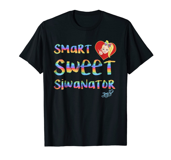 JoJo Siwa Smart Sweet Siwanator Rainbow Graphic T-Shirt