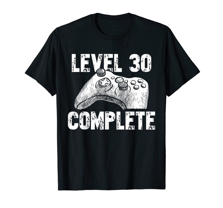 Level 30 Complete Funny Gift 30th Birthday Shirt